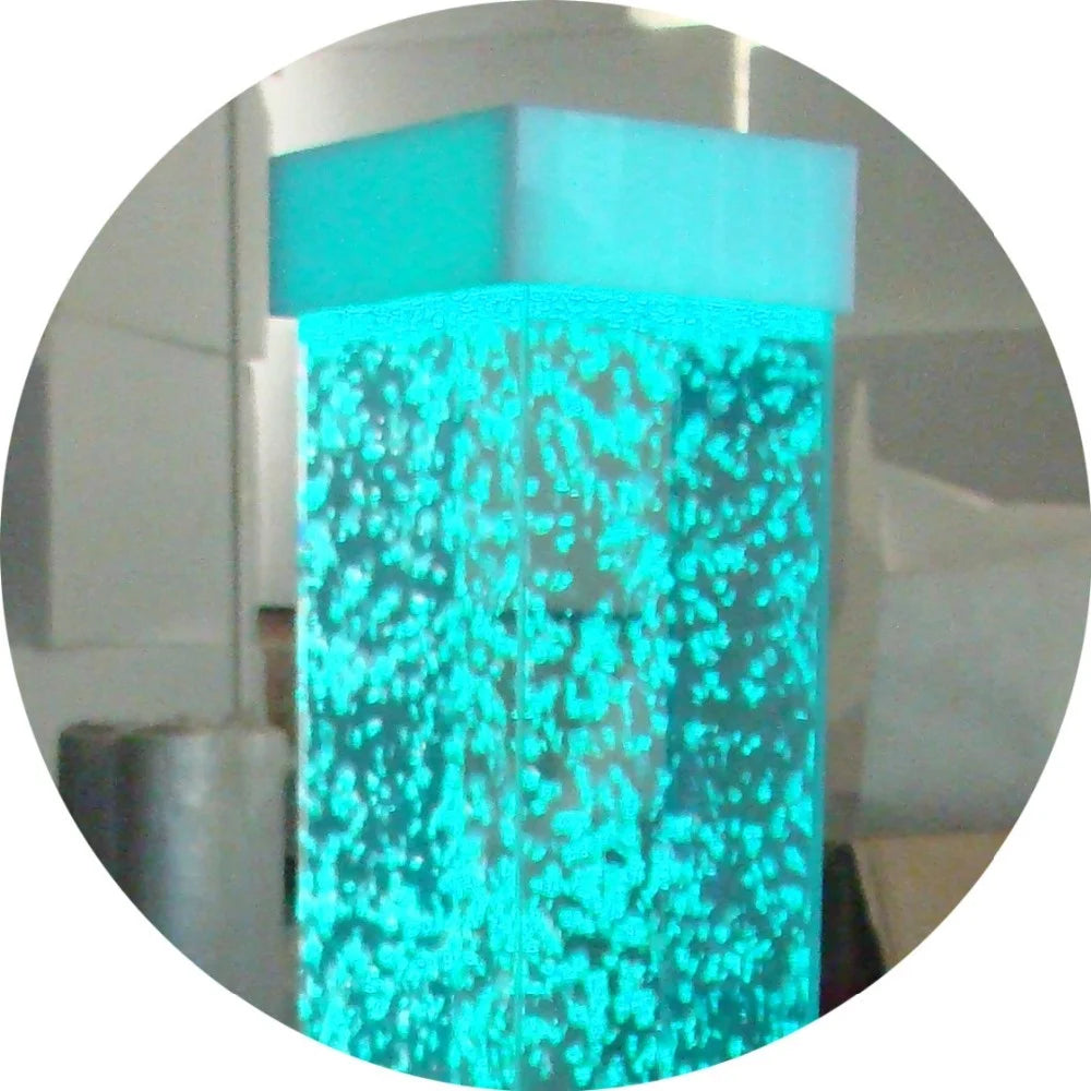 Davalier LED Bubble Column Light, Color-Changing Acrylic Decor